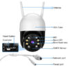 Wifi Kamere Za Najbolji Video Nadzor A8 CRNA - Image 4