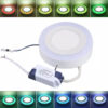 RGB LED Panel nadgradni 24w okrugli