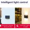 LED vodootporna solarna zidna lampa - unutrašnja/spoljna rasveta - Image 2