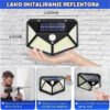Solarni LED Reflektor sa senzorom pokreta 4 komada - Image 5