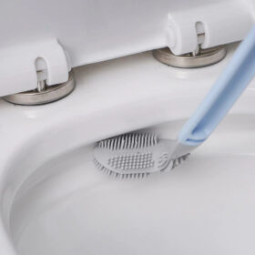 Long Handle Toilet Cleaning Brush Silicone Toilet Brushes for BathroomToilet Cleaning BrushBendable Silicone Brush Head - DOBRODOŠLI NA IKSSHOP.COM