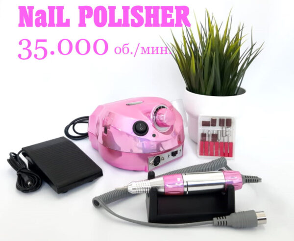 Nail polisher DM 202 35000 45 Watt rpm Machines for manicure and pedicure - Funkcije turpije za nokte:  