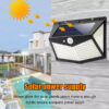 Solarni reflektor sa 212 LED dioda - Image 2