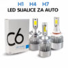 C6 LED sijalice za auto H1 H4 H7 - Image 2