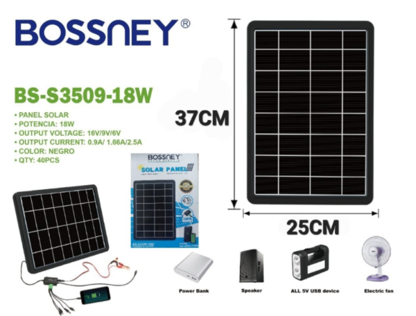 SolarnipanelBOSSNEY BS350918W 1 - Visoka efikasnost i pouzdanost