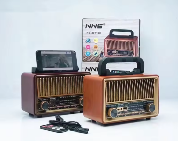 TranzistorRadioNNS2071BT BluetoothRetroTranzistorRadio 1 - Tranzistor Radio NNS 2071BT - Bluetooth Retro Tranzistor Radio 