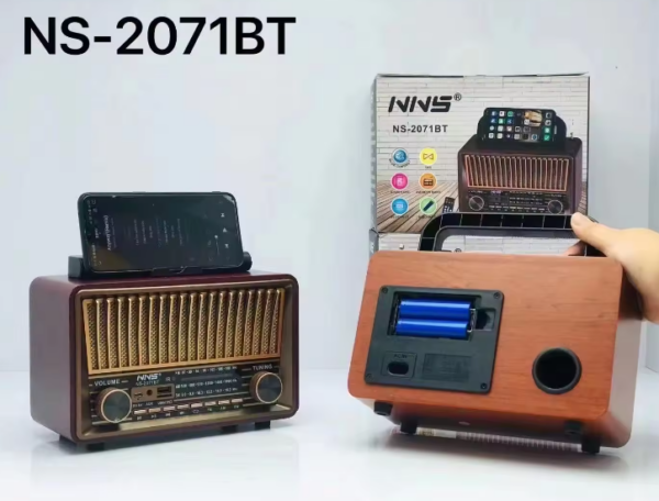 TranzistorRadioNNS2071BT BluetoothRetroTranzistorRadio 4 - Tranzistor Radio NNS 2071BT - Bluetooth Retro Tranzistor Radio 