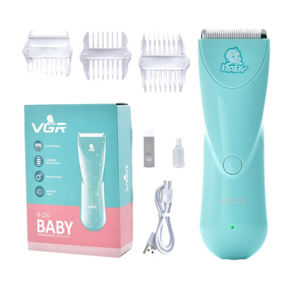 VGR hair trimmer v150 USB rechargeable hair clipper baby children hair clipper hairdresser hair scissors low 89f7ca0f c653 48d5 8131 1aceaeeb3191 - Keramičke oštrice: Veoma bezbedne i udobne oštrice za bebe, pogodne za sve uzraste dece