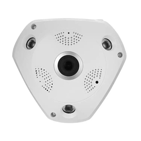 VR HD IP WIFI KAMERA 1 - VR 360° IP panoramska kamera 3D Rotacija video Rezolucija: 1.3MP Aplikacija za mobilne uređaje: VR Cam