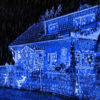 Led dekorativna PLAVA zavesa 3x3m - Image 3