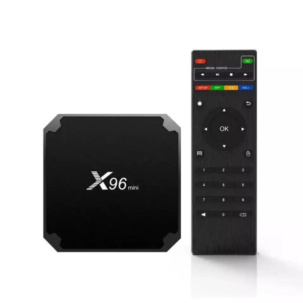 X96 smart tv box android 1 - Veoma funkcionalan TV box Koji ima ubacen android 10. Memorija 2/16 Specification Brand: X96 Model: X96Q Type: TV Box GPU: Mali-G31 System: Android10.0 CPU: Allwinner H313 Core: Quad Core RAM Type: DDR3 Max. Extended Capacity: TF card up to 64GB (not included) Color: Black Media Supported Decoder Format: H.263, H.264, H.265, HD, MPEG4 Audio format: Supports MP3, AAC, WMA, RM, FLAC, Ogg and programmable with 7.1/5.1 down-mixing Video format: MKV, WMV / VC-1 SP / MP / AP, MPG, MPEG, DAT, AVI, MOV, ISO, MP4, RM, H.263, H.264, H.265, REAL VIDEO 8/9/10, VP9 , AVS2, 4K @ 60fps Photo Format: HD JPEG, BMP, GIF, PNG, TIF Support 5.1 Surround Sound Output: Yes Product Details