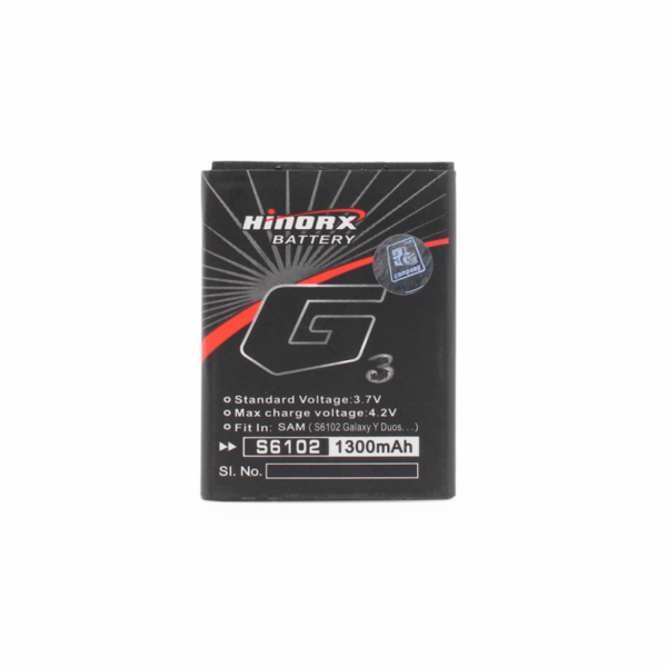 baterija hinorx za samsung s7500 ace plus s6102 galaxy y duos 1300 mah 101658 121167 -