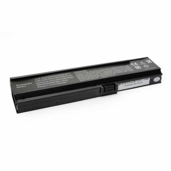 baterija za laptop acer 5500 111v 5200mah 65335 73104 - Kompatibilni kodovi: 3UR18650Y-2-QC261 BATEFL50L6C40 BATEFL50L6C48 BT.00603.006 BT.00603.010 BT.00603.025 BT.00603.030 BT.00604.001 BT.00604.004 BT.00604.012 BT.00903.007 LC.BTP00.001 LC.BTP00.002 LC.BTP01.006 LIP6220QUPCSY6 BATEFL50L9C72 3UR18650F-3-QC262 LIP6220QUPC