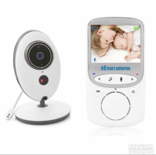 big 143183414 635a9767e950d0 01004022image - Bežični baby monitor 2.4″Ovaj uređaj vam omogućava slobodno kretanje po kući i obavljanje drugih poslova dok imate uvid u to da je vaša beba zbrinuta. Uz mnogo korisnih funkcija uređaj ima dvosmerni interfon tako da možete umiriti bebu svojim glasom na daljinu ili pustiti uspavanku.