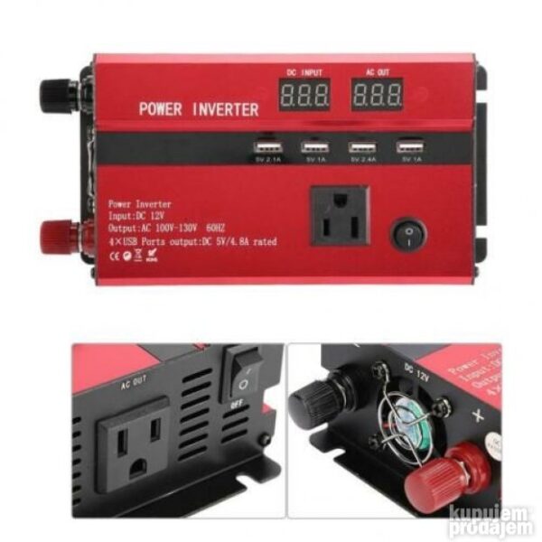 big 146667711 63c7706481d4c8 01535976fa887d70 b504 4 - Pretvarac napona sa 12 na 220V 4 USB porta  Prikljucak 220V 