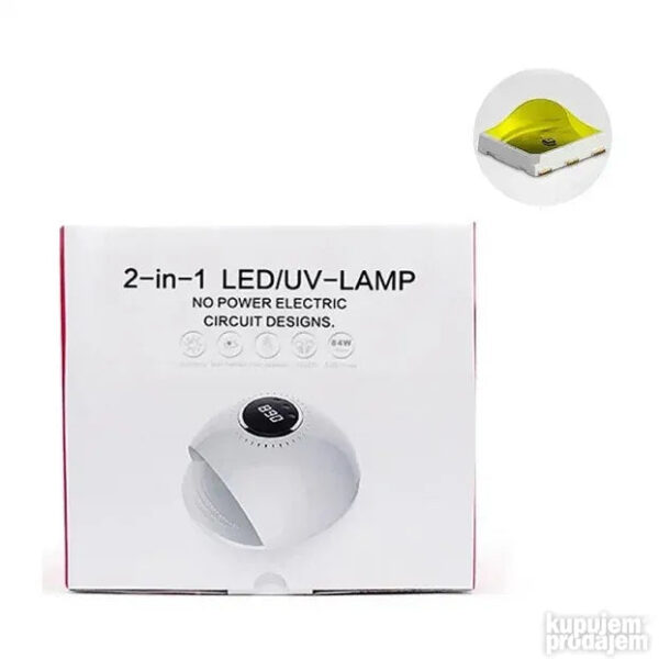 big 149833272 64232cfdca2901 58730701165be433 1ba1 4 - Specifikacija : Tip lampe za nokte : 84w UV LED lampa za nokte Ulazni napon : 100V-240V 50Hz/60Hz Perle lampe : UV LED 40kom + crvena LED 2kom Spektar : 365+405nm Tajmer : 30s/60s/120s režim niske toplote Materijal : PC+ABS Displej : LCD digitalni displej Veličina : 235 x 215 x 125 mm </p>