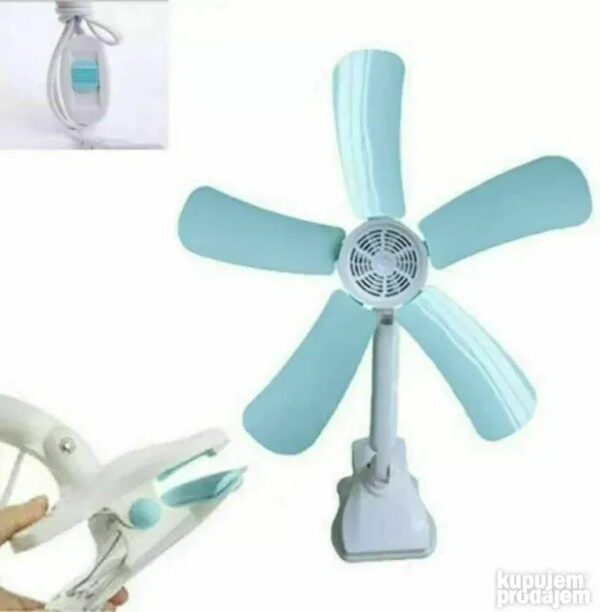 big 150260685 642fa4ffadd3b3 96501159a73700be e7fe 4 - Ventilator mini Model HQ599 Na stipaljku  Snaga 8w