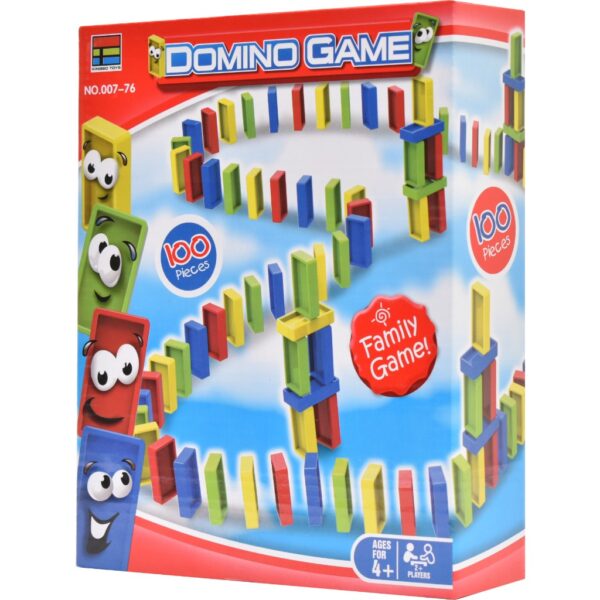 domino family game 1 - Domine. Jedna od najboljih igara za decu preko tri godine starosti. Igra je edukativna, uci decu sabiranju i uporedjivanju, razvija koncentraciju i takmicarski duh.