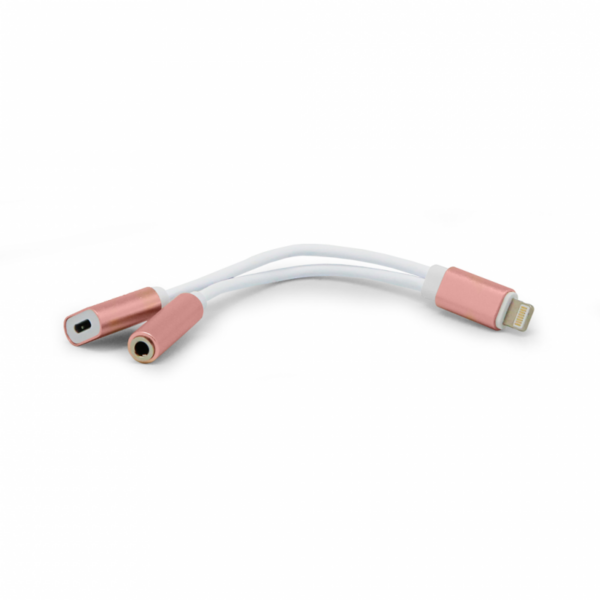 iphone 7 adapter za slusalice i punjenje roze 76911 82013 -