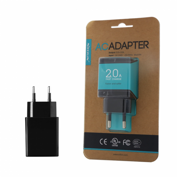 kucni adapter nillkin usb 5v 2a crni 67319 70543 -