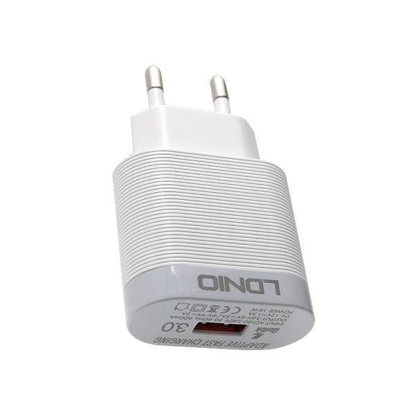 kucni punjac ldnio a303q 30 micro usb beli 120436 148491 - 1. Input:100-240V, 50-60Hz2.QC3.0 : 1 USB Port izlaz: 5V/3A or 9V/2A or 12v/1.5A           