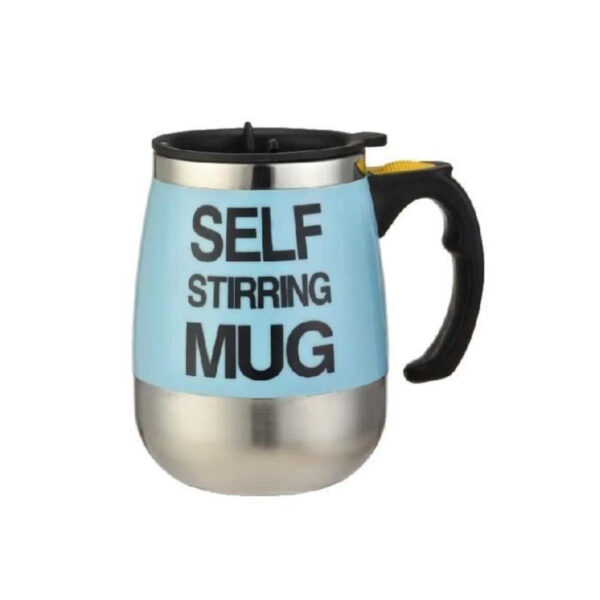 lazy self stirring mug tasse de melange de cafe ta - Ova samomešajuća šolja nudi vam dobar i najlakši način za automatsko mešanje toplih ili hladnih napitaka, mešanje kafe, čaja, vruće čokolade, mleka, proteinskih šejkova, bujona itd. Idealan je za kancelarije, škole, teretane i porodice. Dizajn izolacije – veliki kapacitet od 400 ml je veoma pogodan za kafu, čaj, toplu čokoladu, mleko, itd… Unutrašnji i spoljašnji rezervoar šolje usvajaju dvoslojnu oblogu od nerđajućeg čelika i tehnologiju vakuumske izolacije, koja se neće zagrejati. Koristili ste kašiku za mešanje bele kafe u prahu, latte čaja, čaja, vruće čokolade, ali ćete otkriti da prah nije potpuno otopljen? Sada koristite ovu šolju i to će postati prošlost.