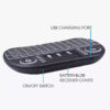 Mini bežična tastatura sa RGB osvetljenjem - Image 3