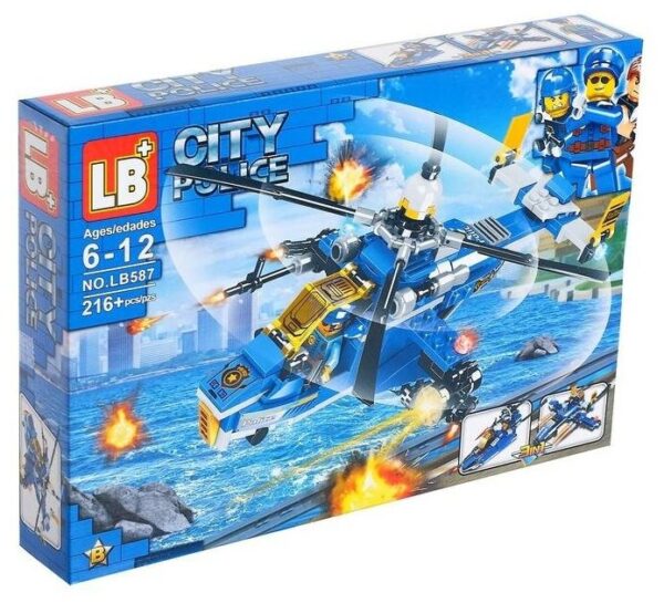 orig - Kocke za decake My world od 216 delova koje se sklapaju po principu Lego kocki. Decaci ce se fantasticno zabavljati sklapajuci ovaj policijski helikopter. Odusevite svoje dete ovim kvalitetnim kockama. Set je namenjen deci uzrasta 6-12 godina.