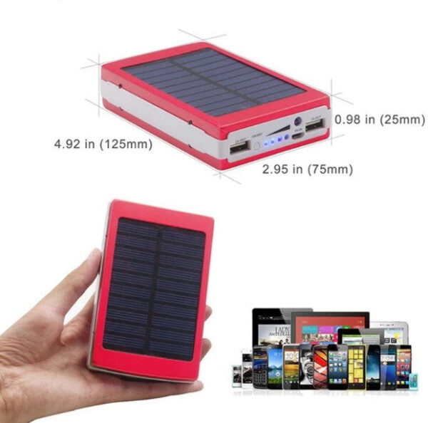 solarni powerBank 6 - Sa Solar Power Bank-om, Vaš telefon, tablet, mp3 plejer će uvek biti pun.