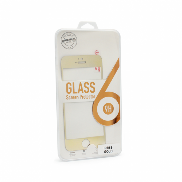 tempered glass za iphone 5 zlatni 43932 65995 -