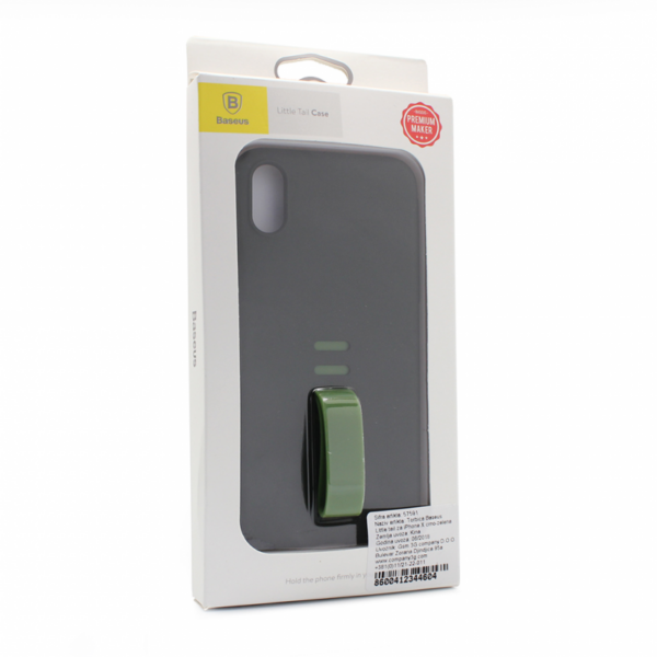 torbica baseus little tail za iphone x crno zelena 99103 105419 -