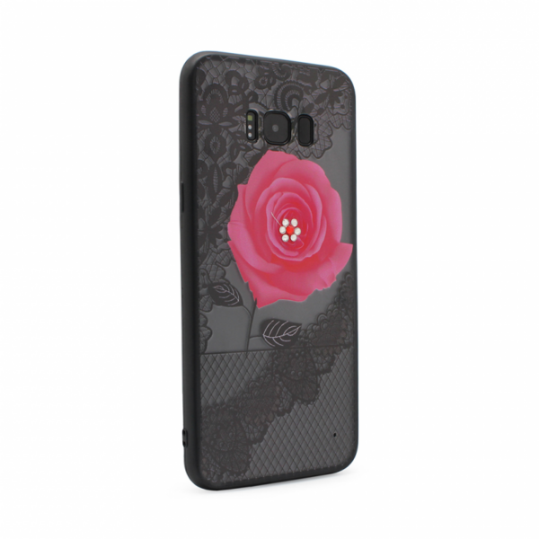 torbica lace flower za samsung g955 s8 plus pink 97940 101897 -