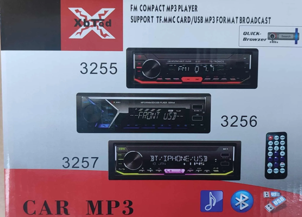 Kompaktni Auto Radio i MP3 Plejer 60W - Image 2