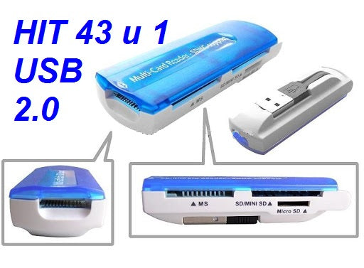 NOVO -USB čitač kartica 43 u 1 - Image 3