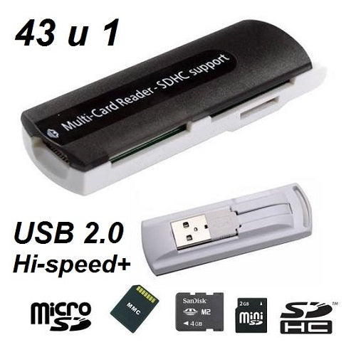 NOVO -USB čitač kartica 43 u 1 - Image 4