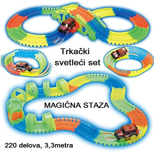 MAGIČNA STAZA – svetleći trkački set - Image 4