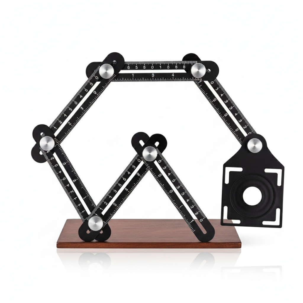 Multifunkcionalni metalni lenjir za kopiranje uglova