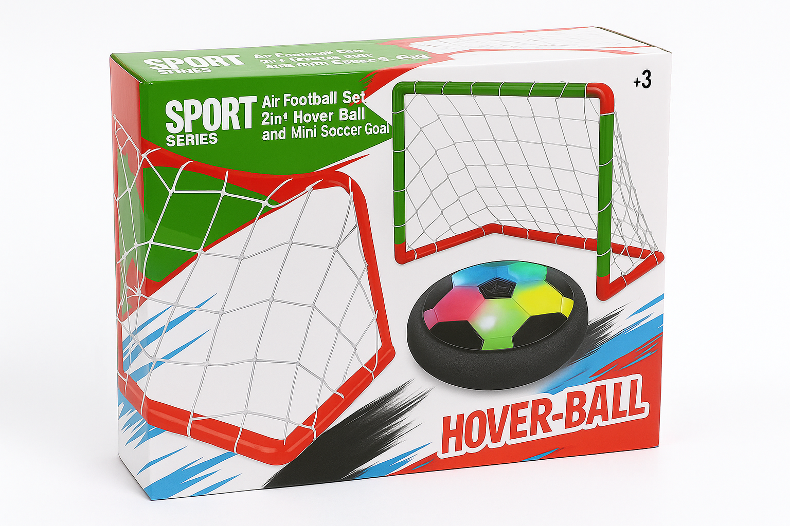 Lebdeca fudbalska lopta sa LED svetlima igolovima - Hover Ball - Image 2