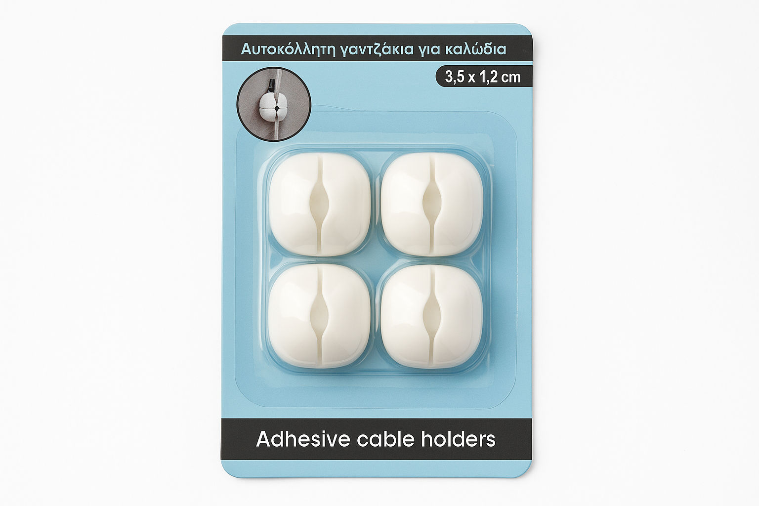 Samolepljivi Drzac Kablova - Organizatori za Kablove 8 kom