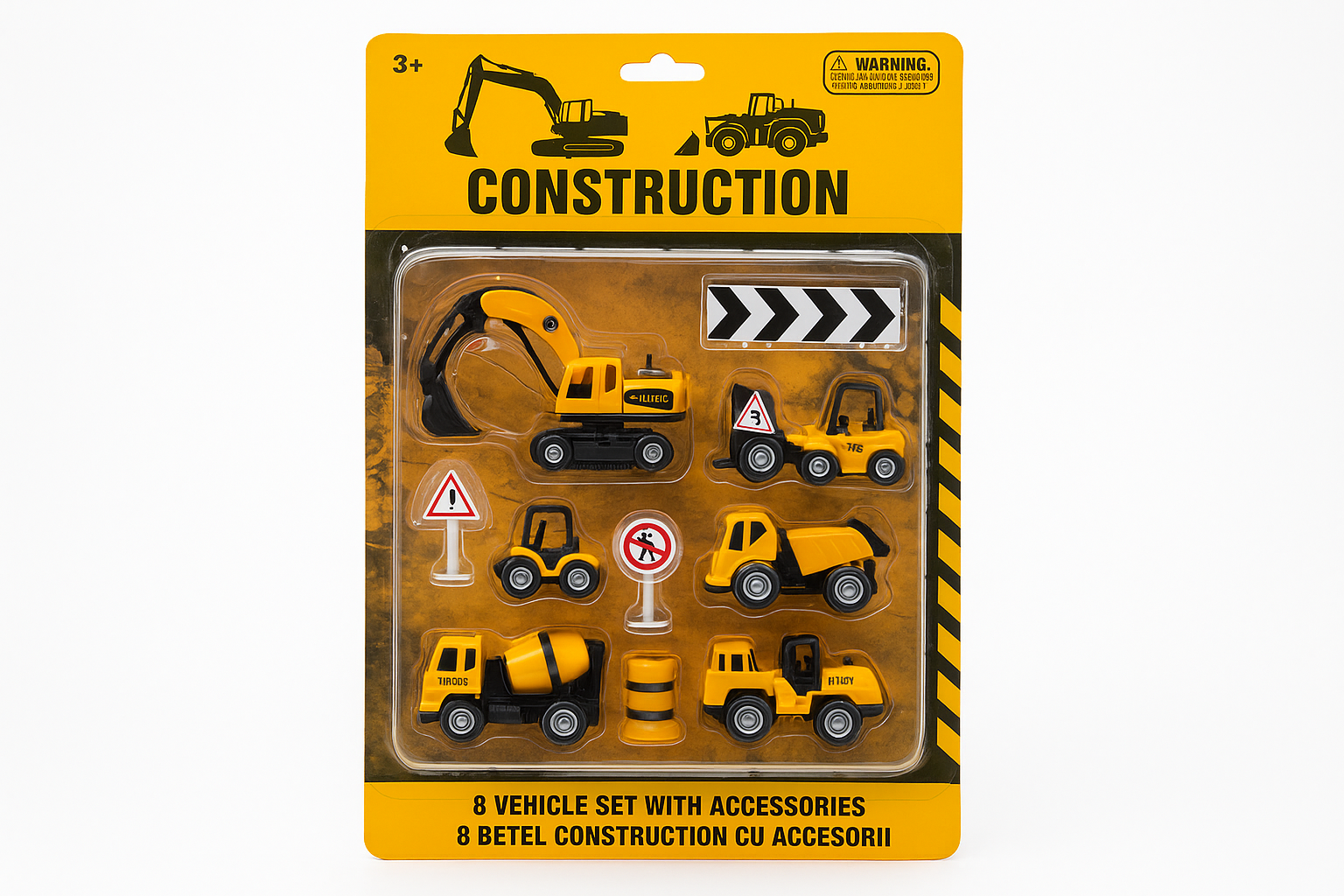Set Gradjevinskih Vozila - Zuta Konstrukcijska Vozila