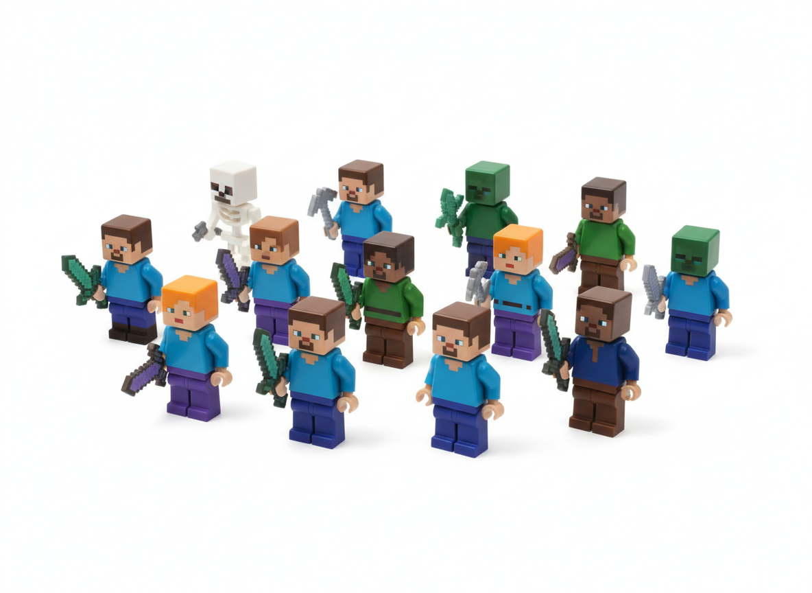 Set Figurica MY WORLD 24 komada - Blok Igracke za Decu - Image 2