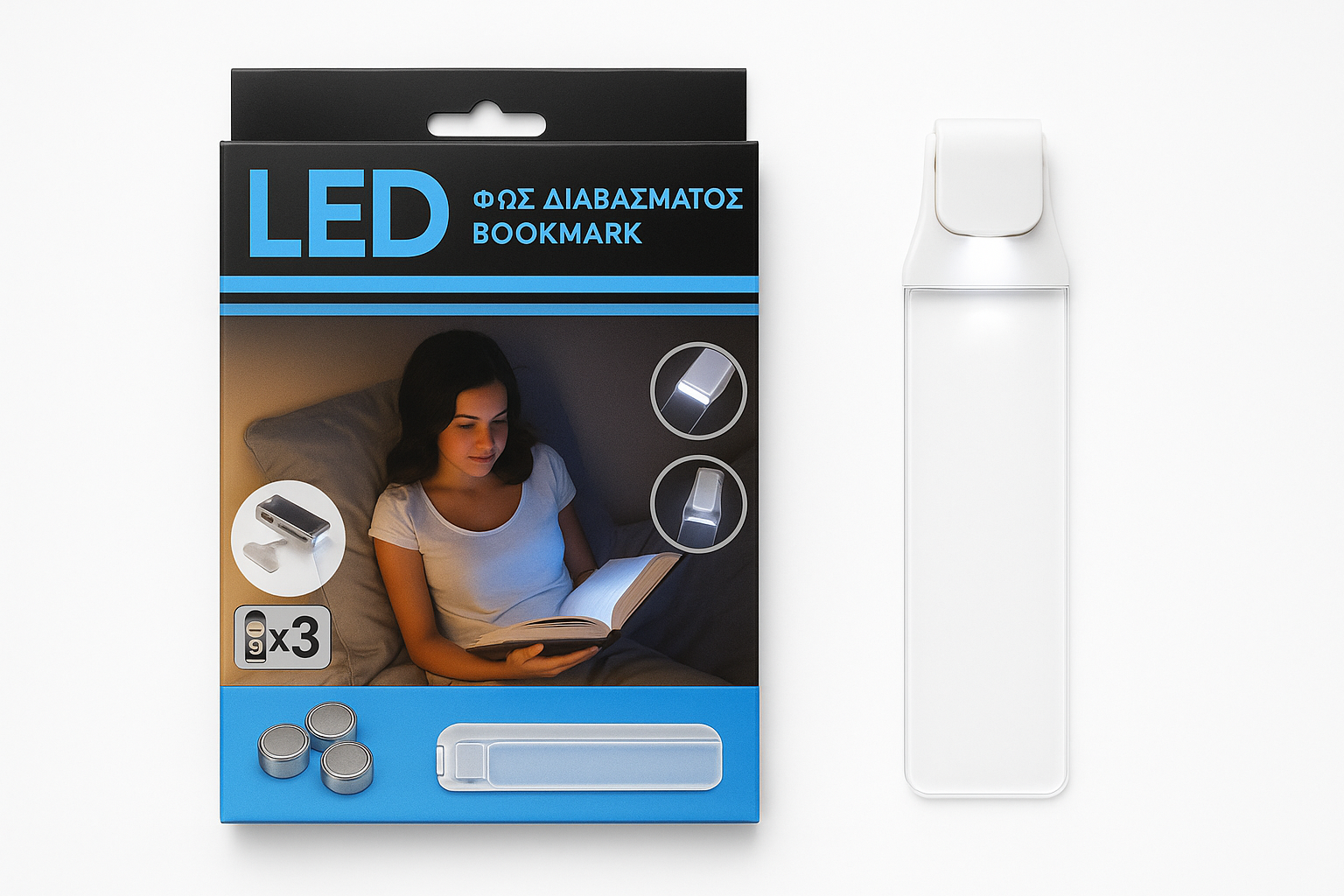 LED Lampa za Citanje - Bookmark Svetlo - Image 2