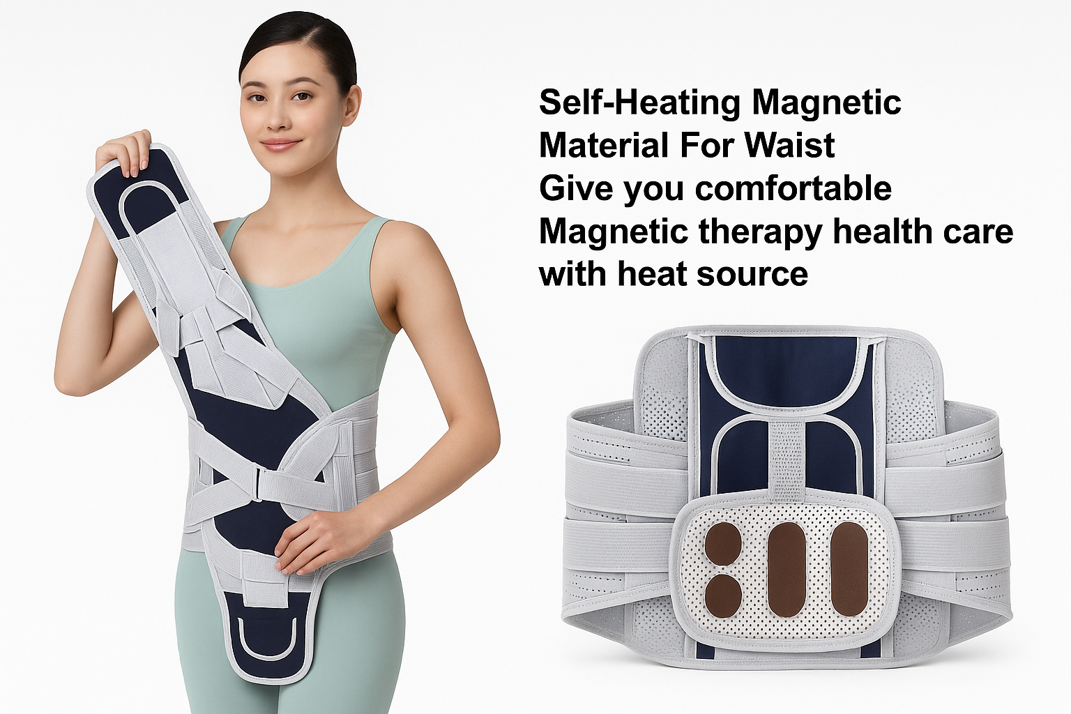 Magnetni Pojas za Ledja sa Samogrejanjem - Terapeutski Pojas za Podrsku Kicme