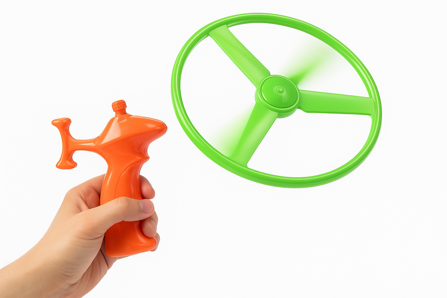 Leteci Disk Crveno-Zeleni za Outdoor Igru