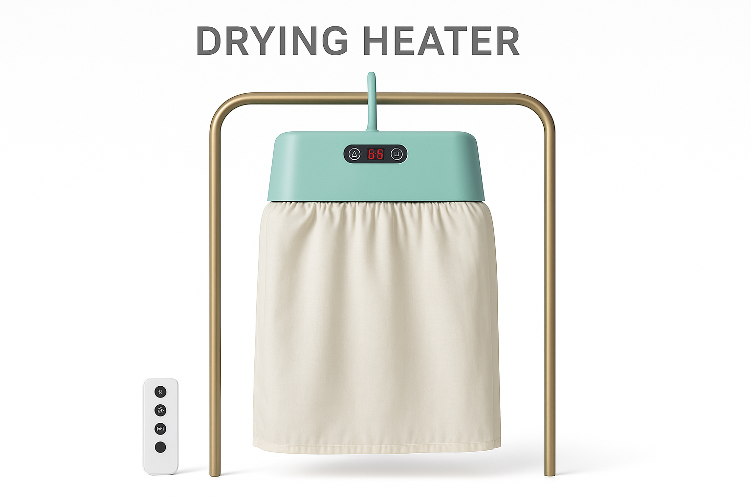Portabilni Grejac za Susenje - Električni Grejac sa Digitalnim Displejom i Daljinskim - Image 3