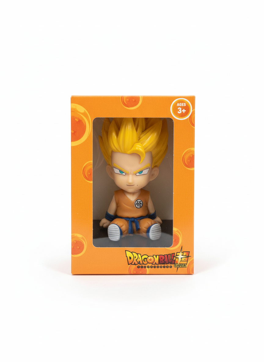 Dragon Ball Super Goku Chibi Figurica koja ljulja glavom - Super Saiyan - Image 2