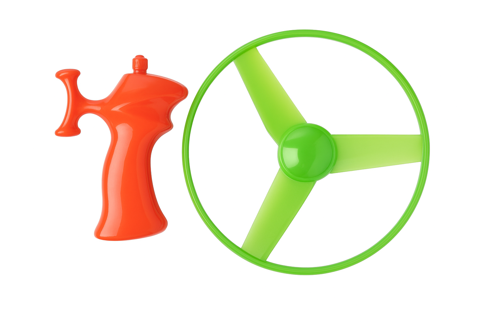 Leteci Disk Crveno-Zeleni za Outdoor Igru - Image 2