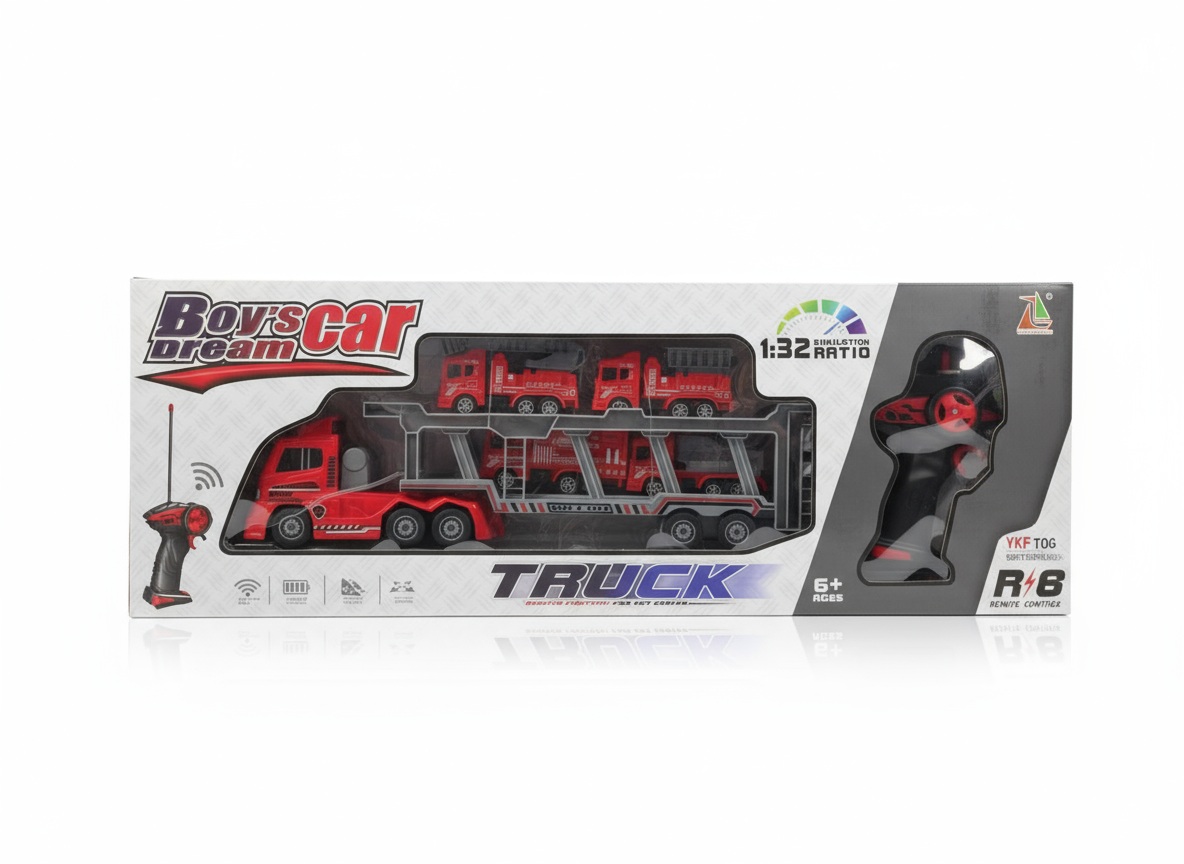 RC Kamion Vatrogasac - Transporter sa Daljinskim Upravljanjem - Image 3