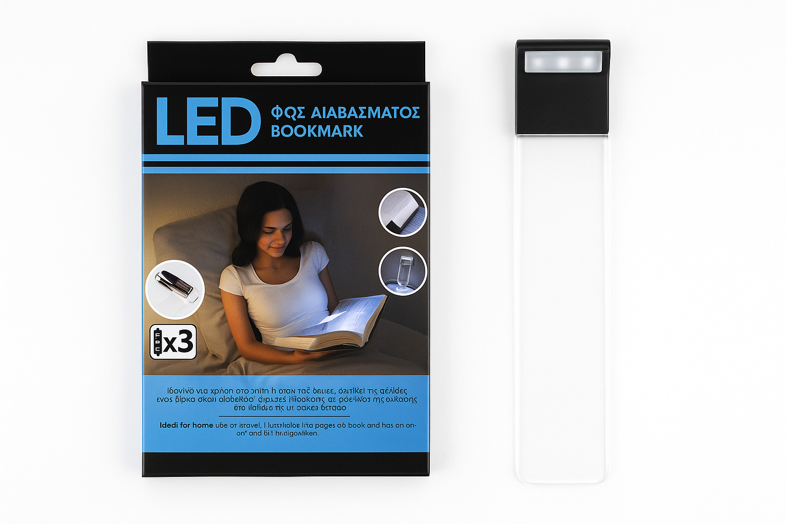 LED Lampa za Citanje - Bookmark Svetlo