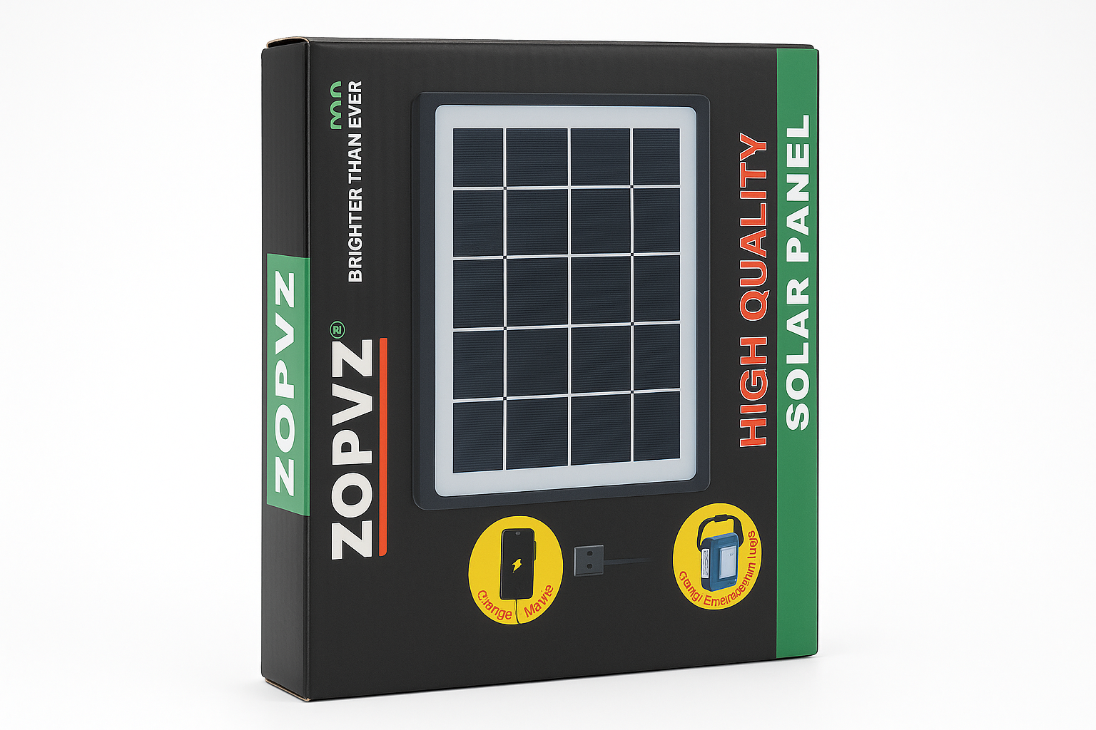 ZOLVZ Solarni Panel ZO-035WP - Visokokvalitetni Panel sa Punjenjem Mobilnih i LED Svetlom - Image 3